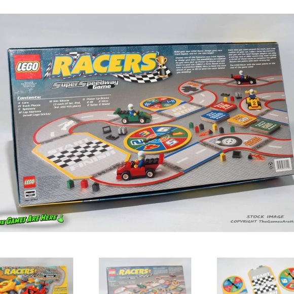 Lego Racers Board Game by Rose Art 2001 Racer Car Game - Picture 2 of 2